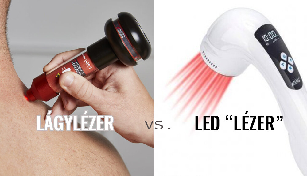 lágylézer vagy LED "lézer"
