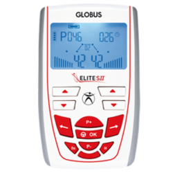 The Globus Elite SII Electrotherapy device with muscle stimulation programs