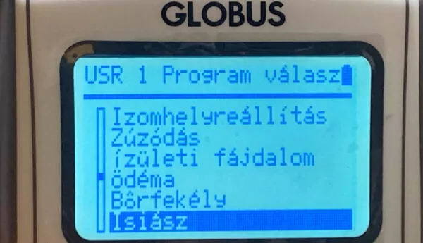 Globus Elite SII TENS/EMS készülék 2 csatornás Isiász, ülőideg gyulladás kezelése otthon